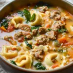 Italian Sausage Tortellini Soup