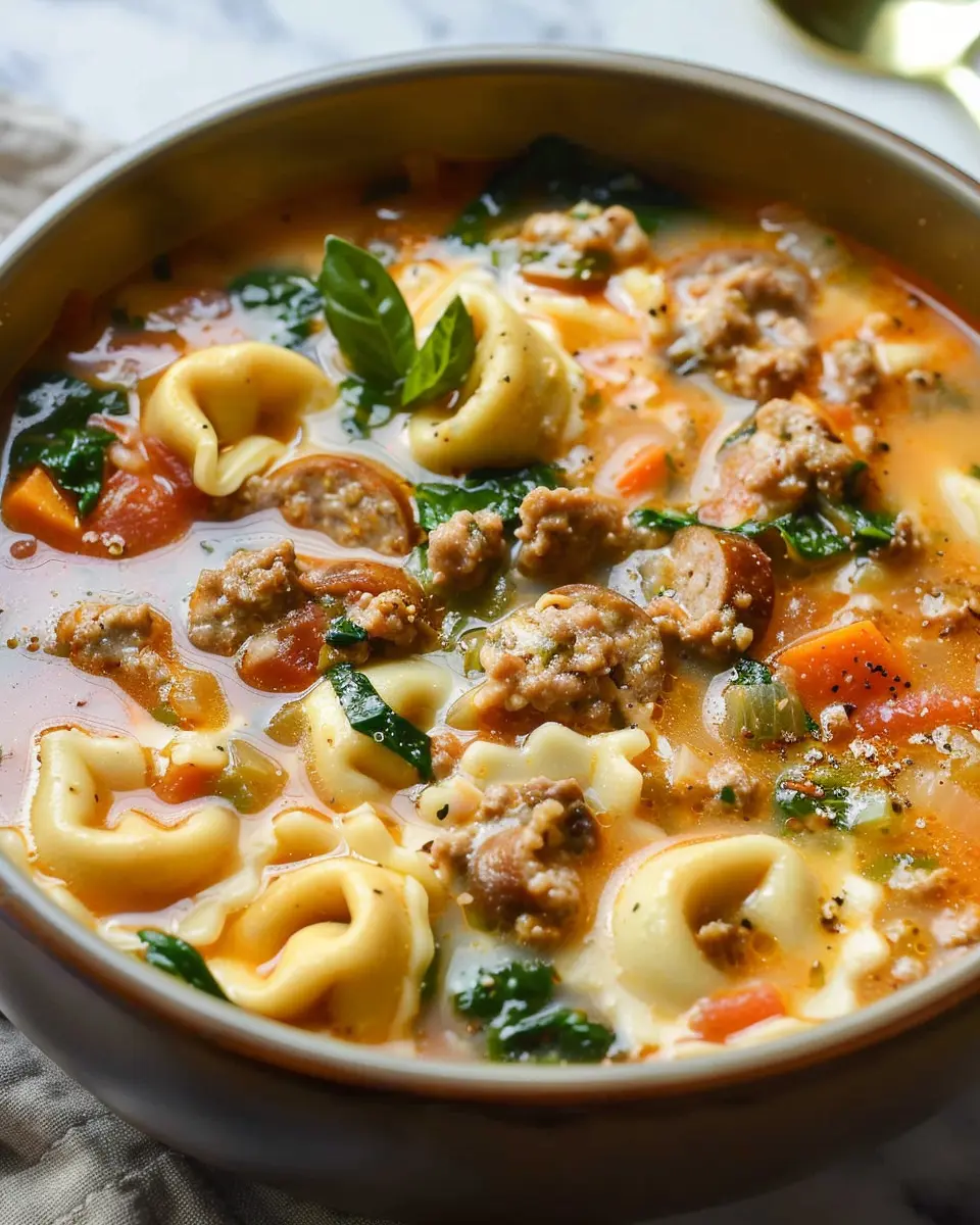 Italian Sausage Tortellini Soup: Easy Comfort Food for All