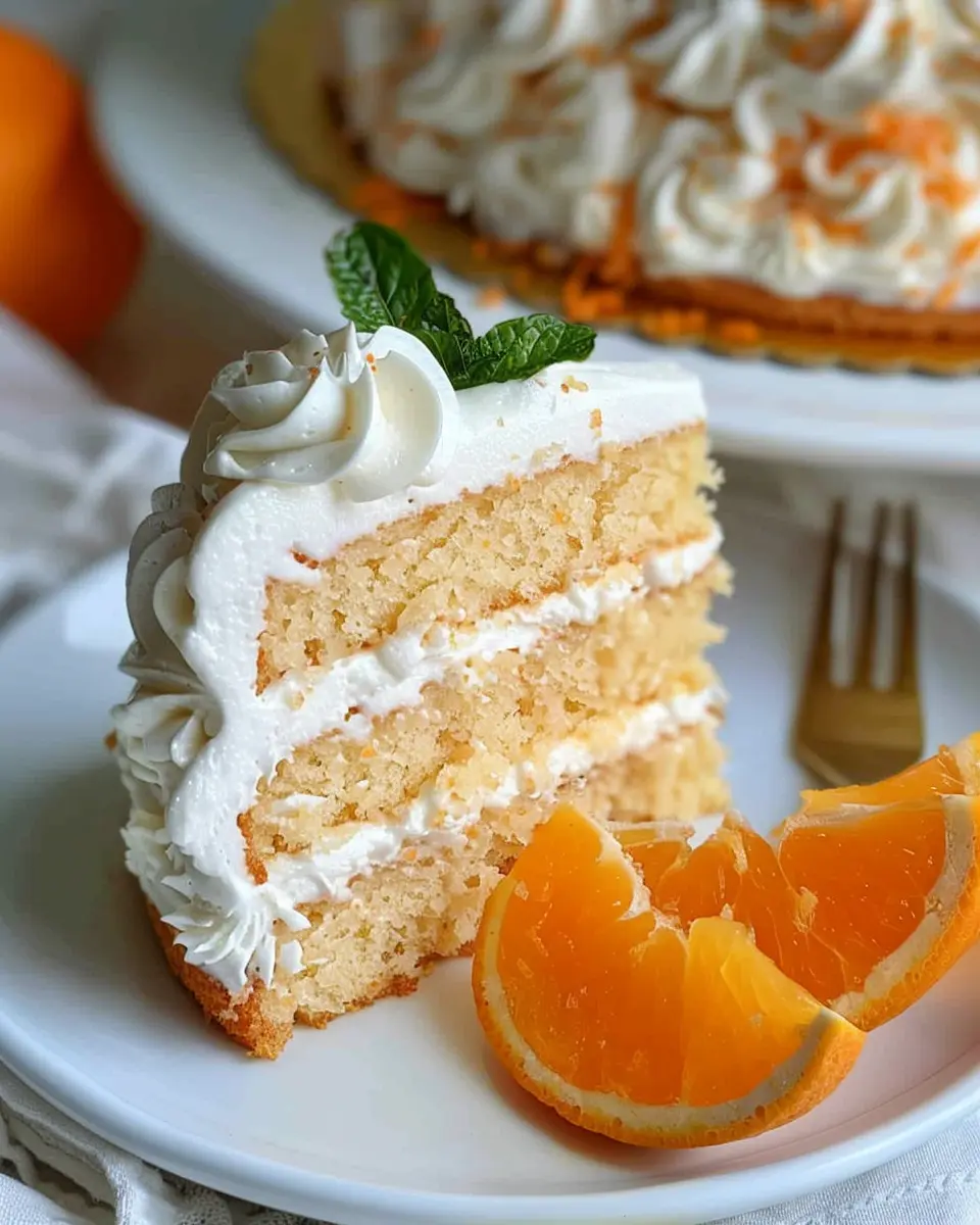 Dreamy Orange Creamsicle Cake: The Best Slice of Sunshine