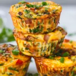 Veggie Egg Muffins (15g Protein Each)