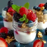 Cottage Cheese & Berry Parfait (30g Protein)