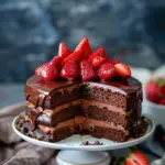 Strawberry Chocolate Cake