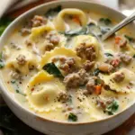 creamy Sausage Tortellini soup