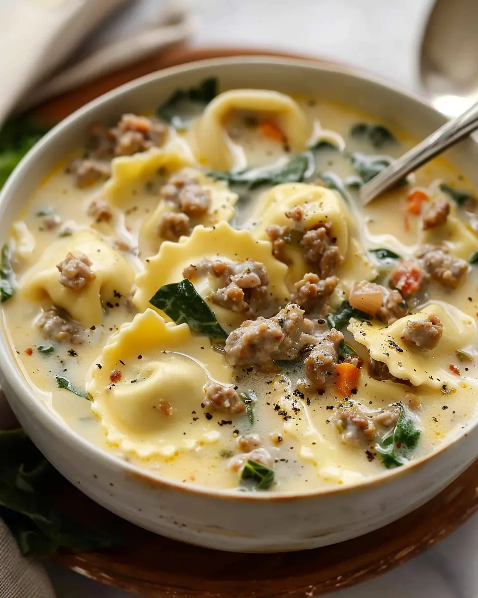 Creamy Sausage Tortellini Soup: The Best Comfort Food Delight