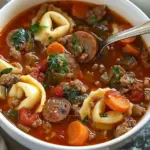 Simple Sausage and Tortellini Soup with Italian Flair