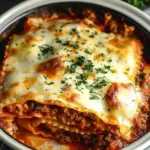 Crockpot Ravioli Lasagna