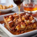 Boozy Bread Pudding with Whiskey Caramel Sauce