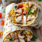 Easy Chipotle Ranch Grilled Chicken Burrito