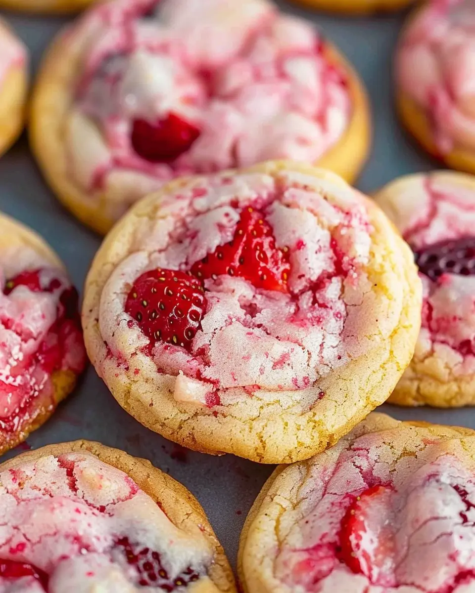 Strawberry Cake Mix Cookies: Easy, Delicious Treats for All
