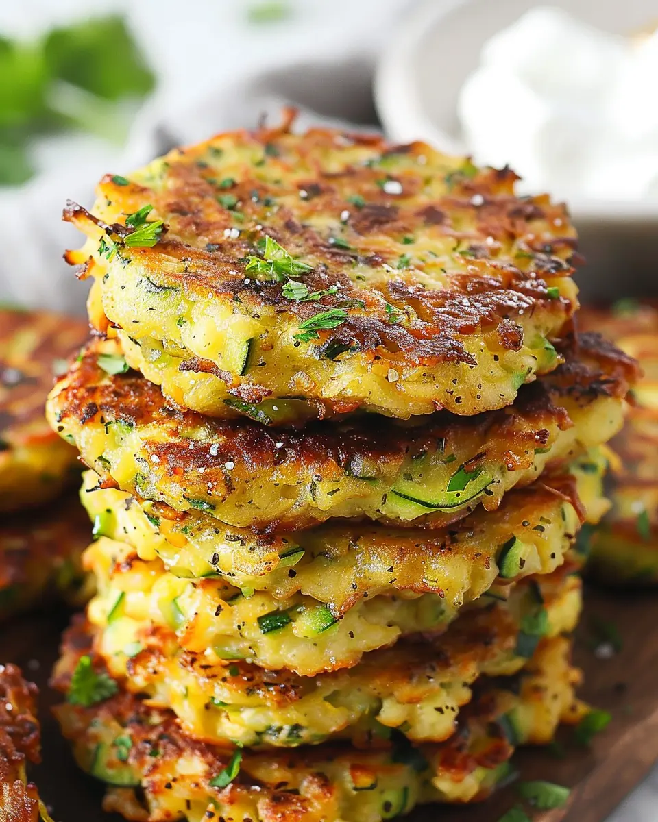Zucchini Fritters: Easy and Flavorful with Turkey Bacon Twist