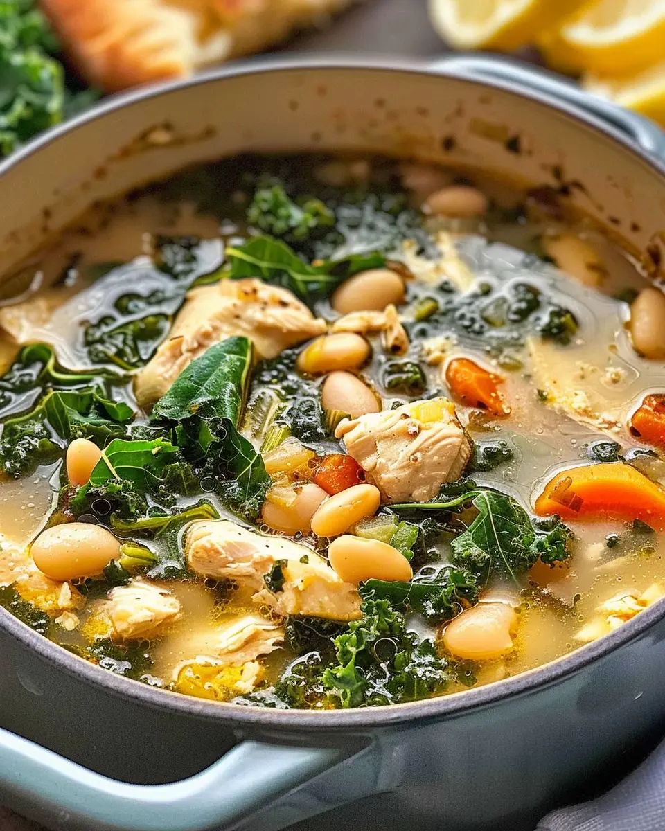 Chicken Kale White Bean Soup Recipe: A Cozy, Healthy Delight