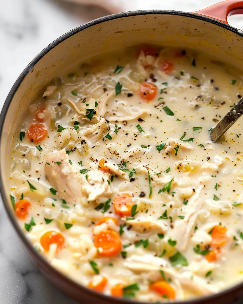 Creamy Chicken and Rice Soup: A Comforting Family Favorite