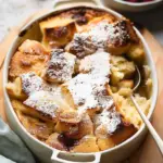 Classic bread and butter pudding