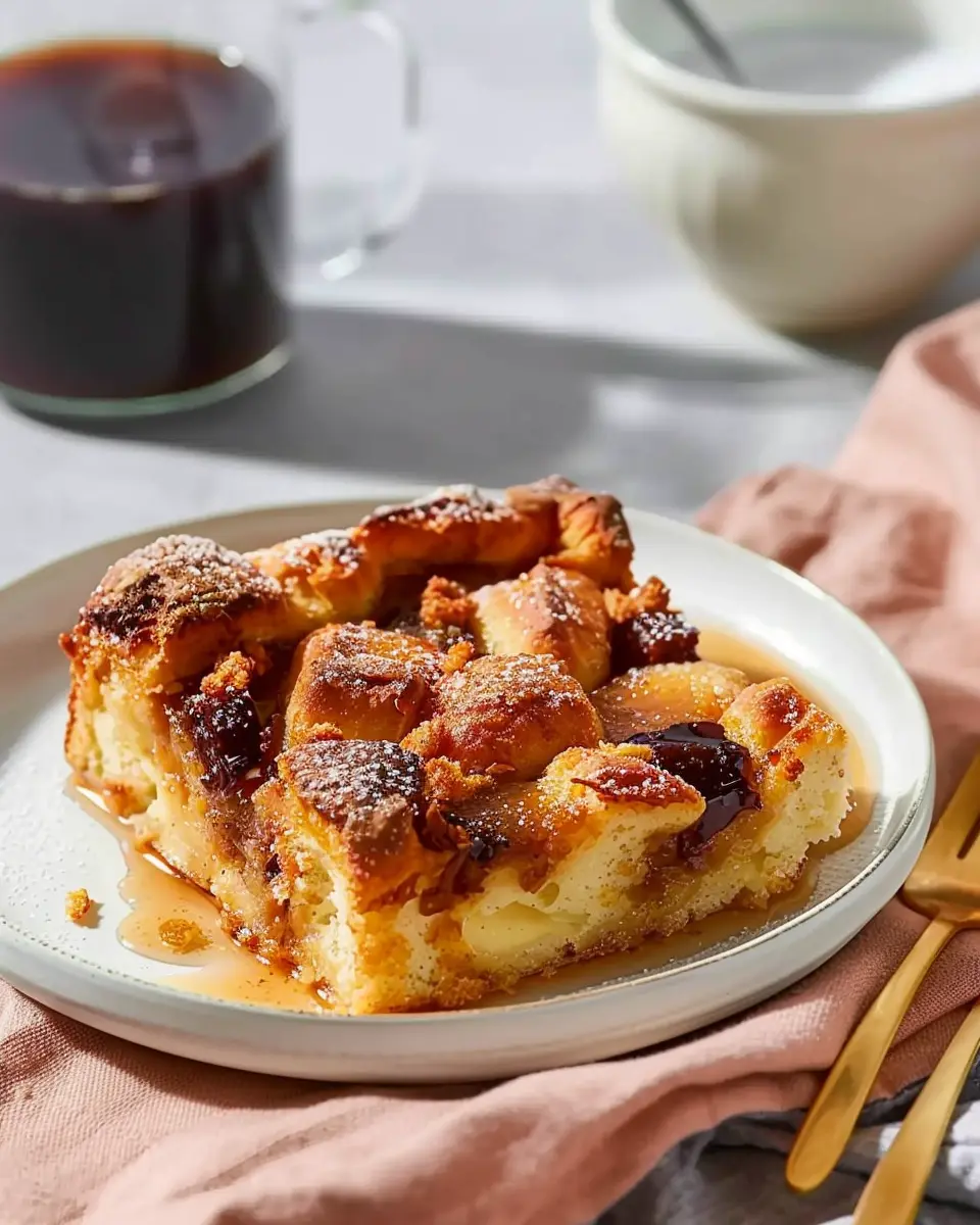homemade bread pudding recipe with a delightful twist of caramel drizzle