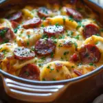 Crockpot Pierogi Casserole With Kielbasa