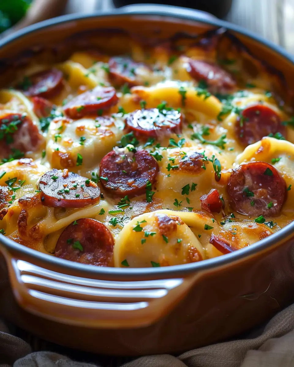 Crockpot Pierogi Casserole with Kielbasa: Easy Family Comfort Food