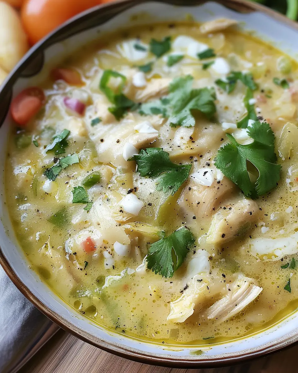 Creamy Green Enchiladas Chicken Soup: A Cozy, Delicious Delight
