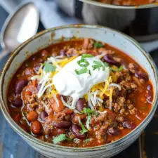 The Best Chili Recipe with Turkey Bacon and Chicken Ham Bliss