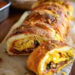 Breakfast Stromboli