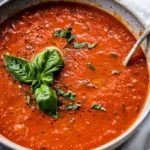 Roasted Tomato Basil Soup Recipe