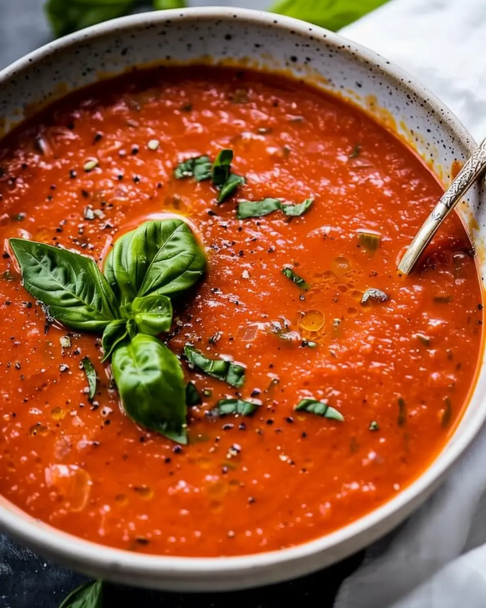 Roasted Tomato Basil Soup Recipe: The Best Comfort in a Bowl