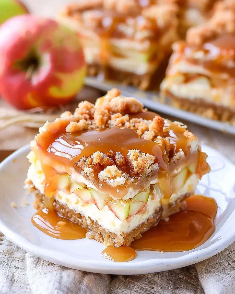 Caramel Apple Cheesecake Bars Recipe: The Ultimate Fall Treat