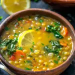 Easy Lemon Lentil Soup Recipe