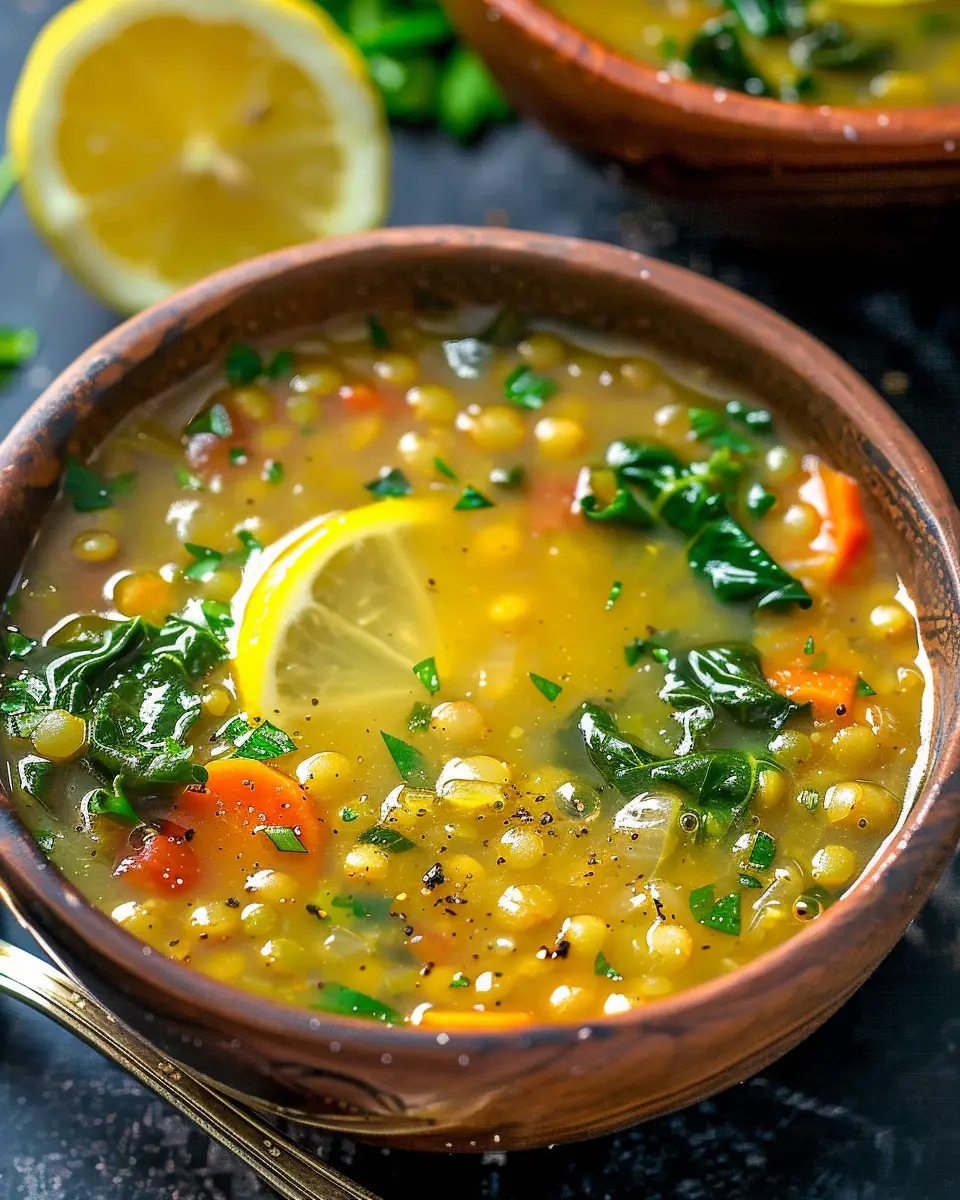 Easy Lemon Lentil Soup Recipe: Delightfully Healthy &amp; Flavorful