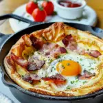 Bacon And Eggs Dutch Baby Pancake