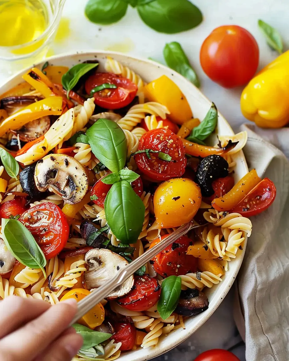 Roasted Vegetable Pasta Medley: A Healthy and Easy Delight