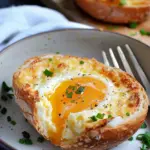 Air Fryer Baked Eggs With Cheese