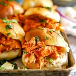 EASY BUFFALO CHICKEN SLIDERS