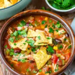 30-Minute Nacho Chicken Soup