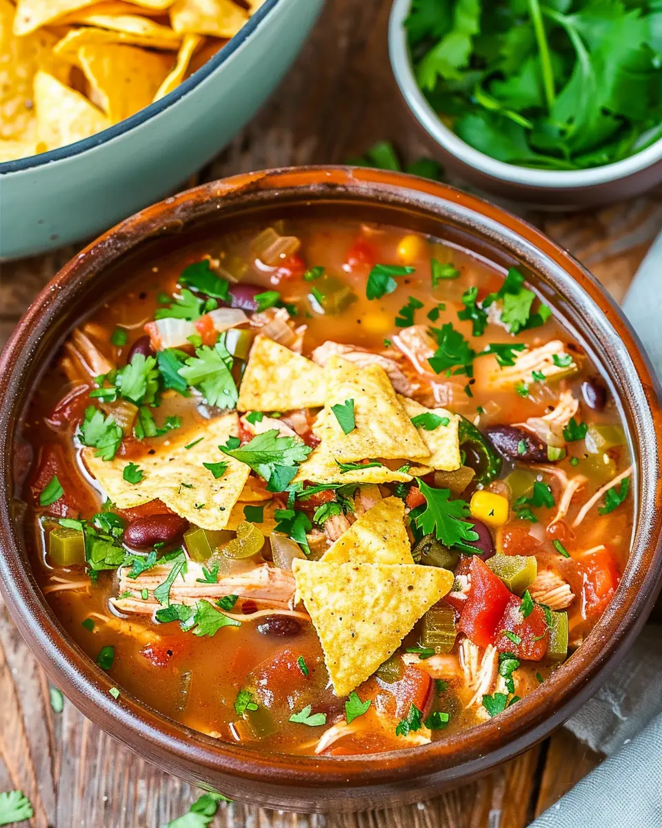 30-Minute Nacho Chicken Soup: Easy Comfort Food Delight