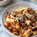 Mushroom bolognese