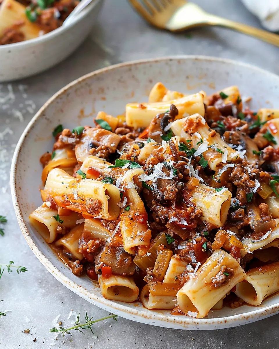 Mushroom Bolognese: The Best Comforting Pasta Recipe at Home
