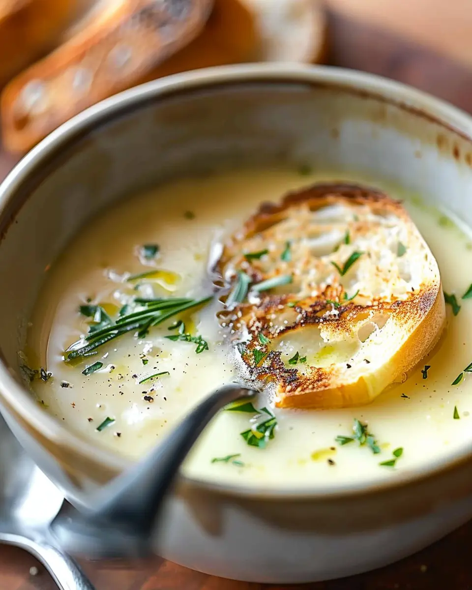 Garlic Soup Velouté: Easy Comfort That Warms the Soul