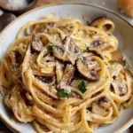 Caramelized Leek and Mushroom Gruyere Pasta
