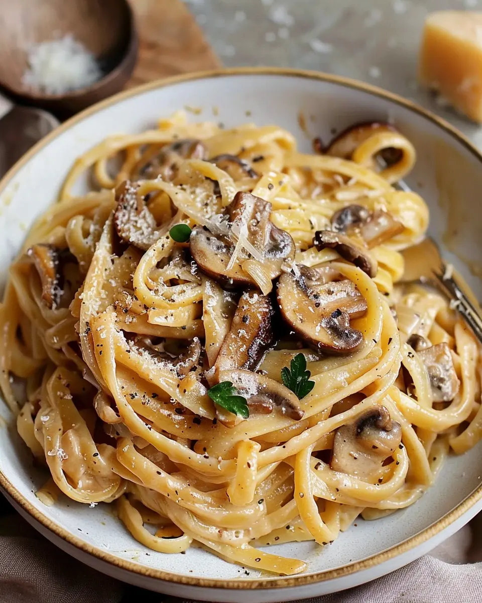 Caramelized leek and mushroom gruyere pasta: A cozy indulgent dish