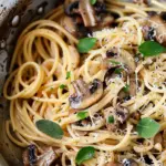 Mushroom Garlic Butter Pasta