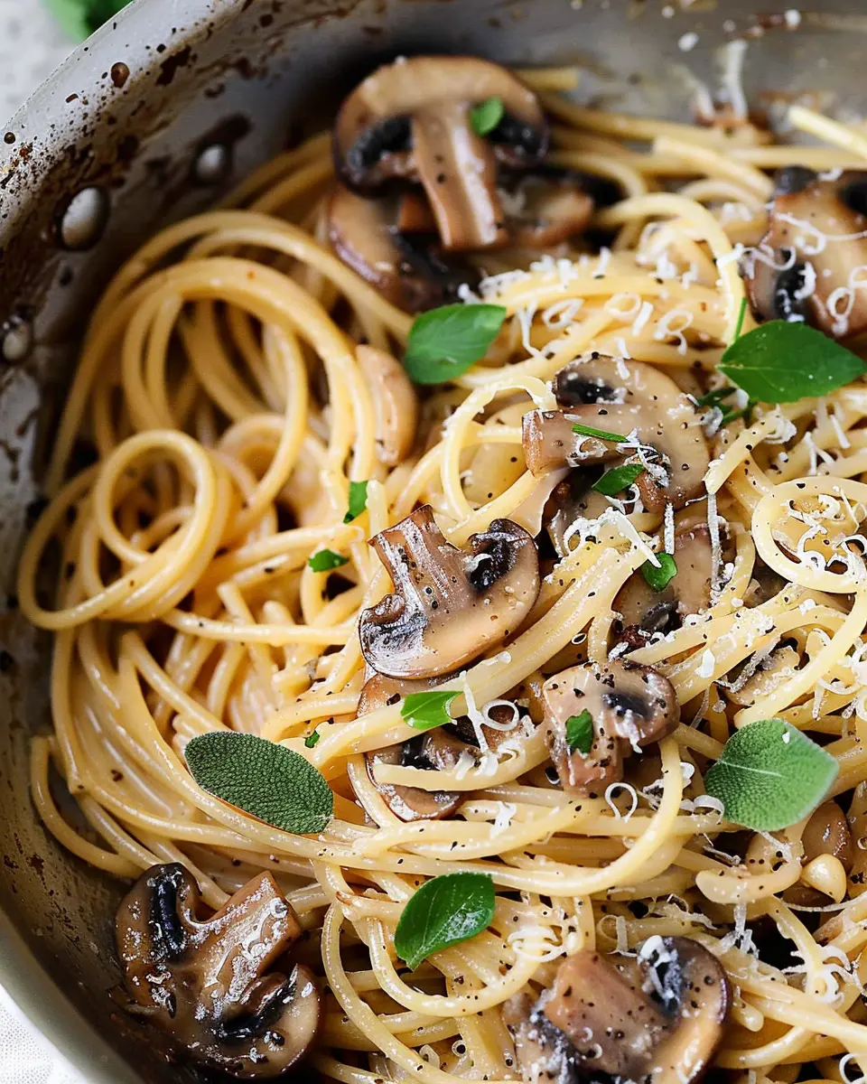 Mushroom Garlic Butter Pasta: The Best Comfort Food Recipe