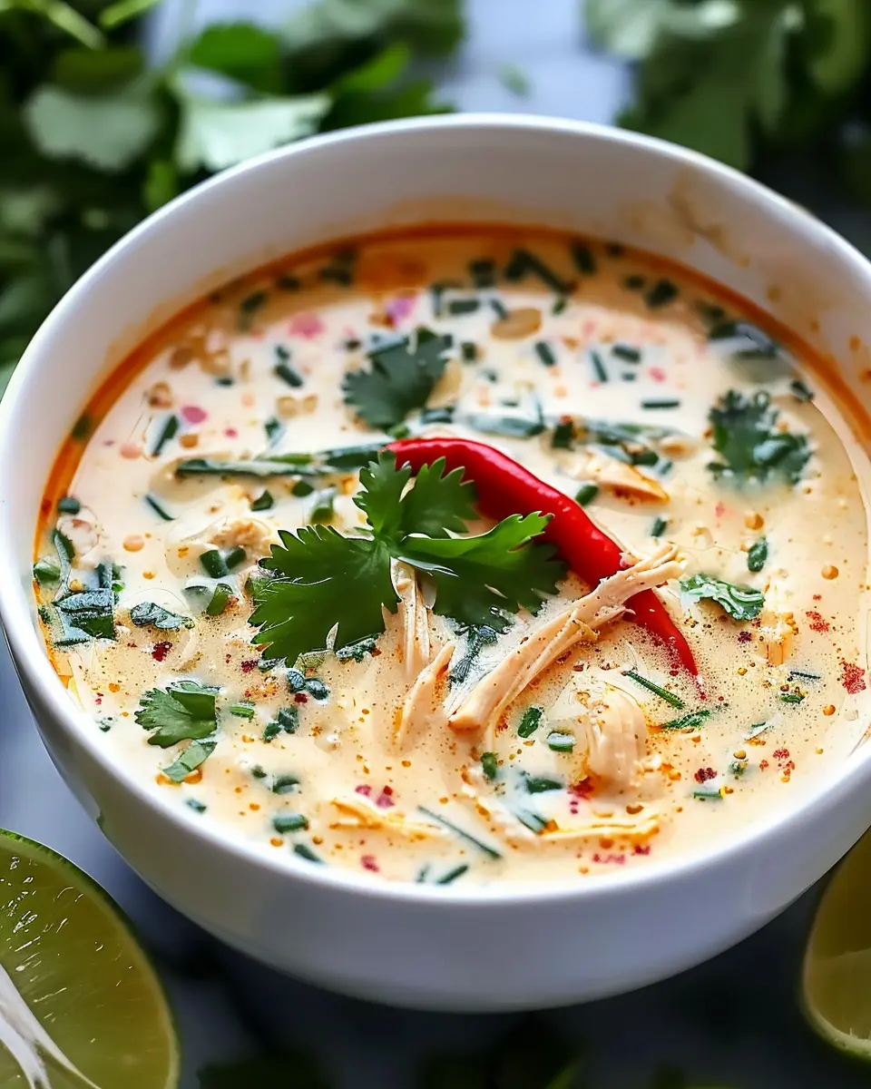 Crockpot Thai Coconut Chicken Soup: A Cozy, Flavorful Delight