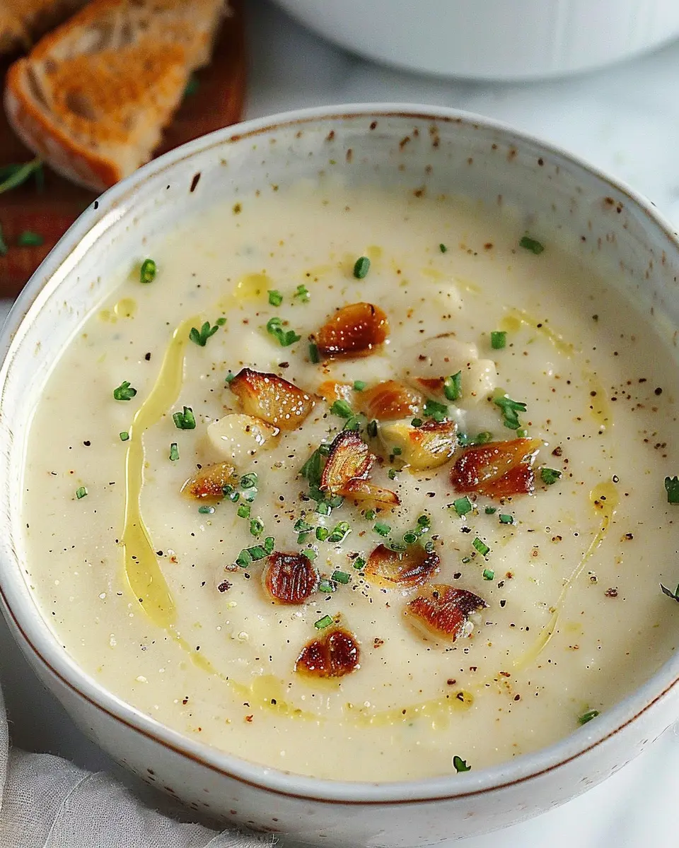 Easy Roasted Garlic Soup: A Creamy Comfort That Delights