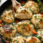 Springtime Chicken & Dumplings with Hella Fresh Herbs