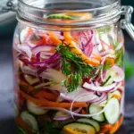 Quick Fridge Pickled Vegetables