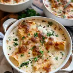 Creamy Alfredo Lasagna Soup