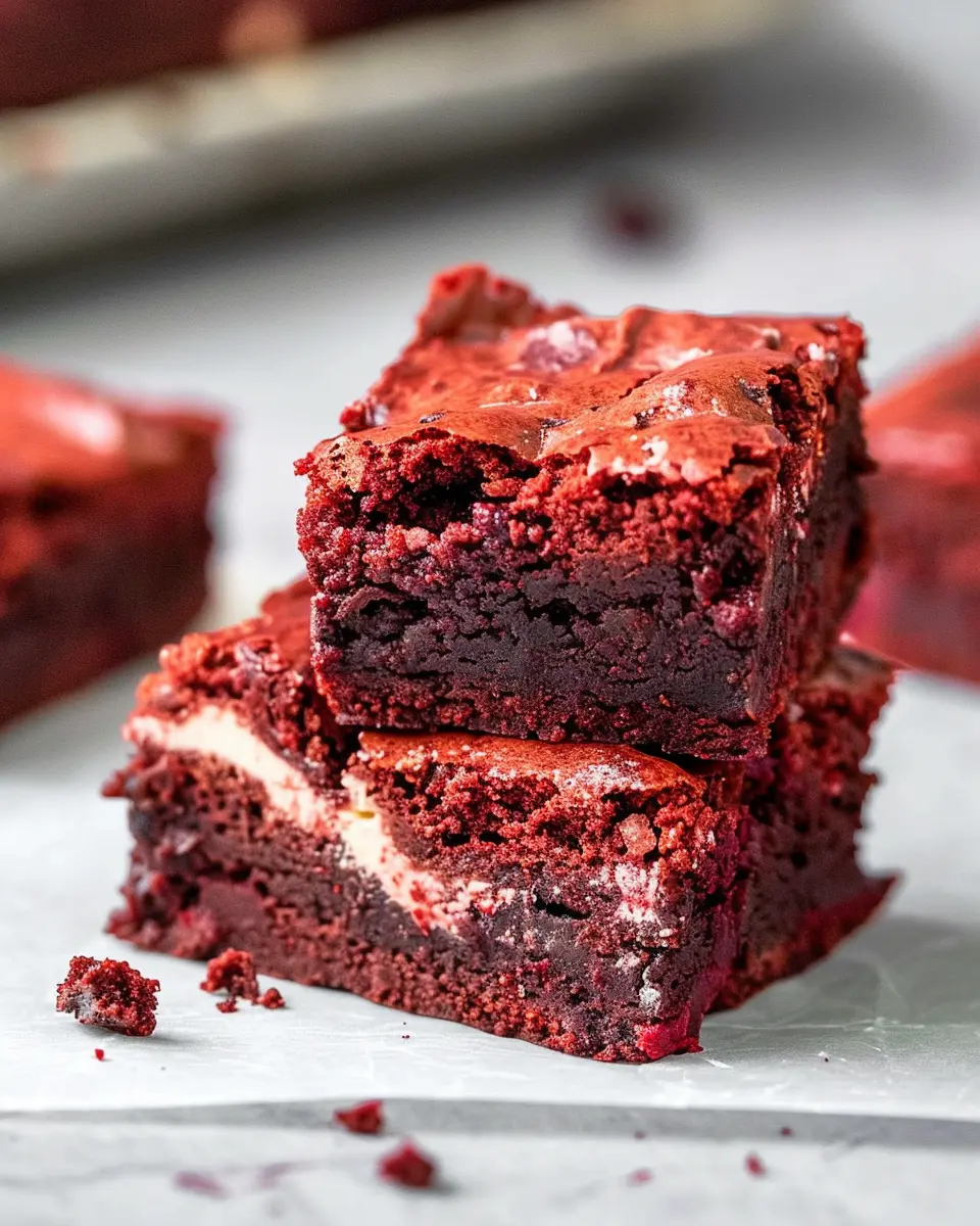 The Best Fudgy Red Velvet Brownies Recipe for Delightful Indulgence