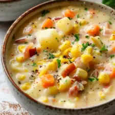 Creamy Corn Chowder Recipe: The Best Comfort Food with Turkey Bacon