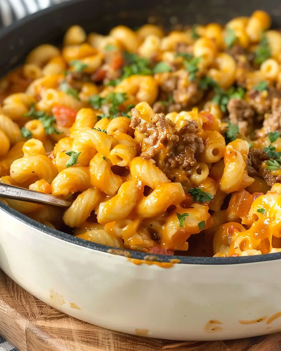 One-Pot Cheeseburger Macaroni for Busy Nights: Easy Family Delight