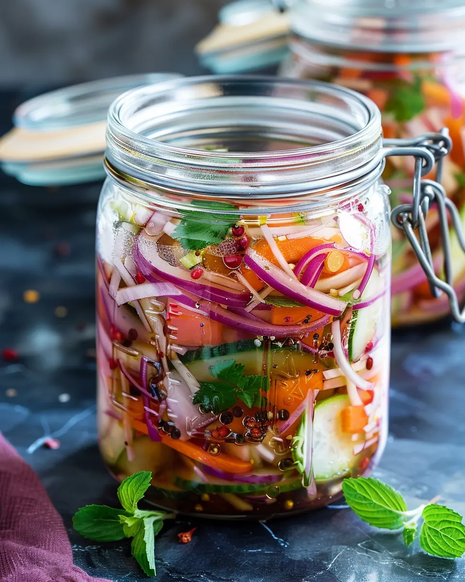 Quick Fridge Pickled Vegetables: Easy &amp; Tasty Homemade Snacks